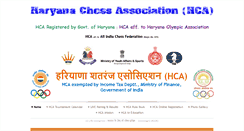 Desktop Screenshot of indianchess.org