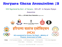 Tablet Screenshot of indianchess.org